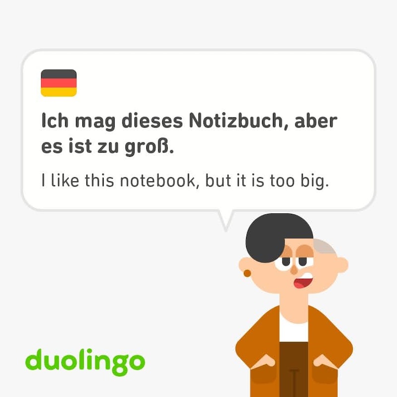 Duolingo reviews the planner.