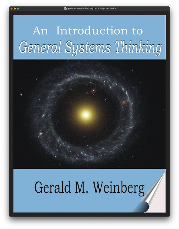 An Introduction to General Systems Thinking