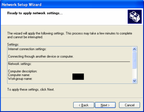 Network Setup Wizard